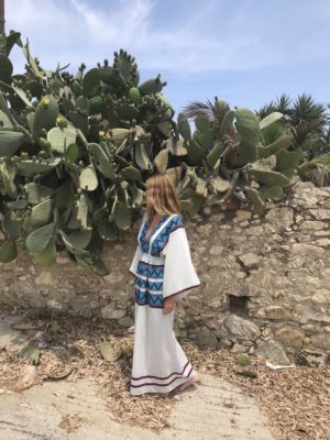 Celia Dragouni Mexican Beauty long kaftan dress banner