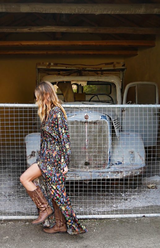 Celia Dragouni Jungle Circus Kimono Dress