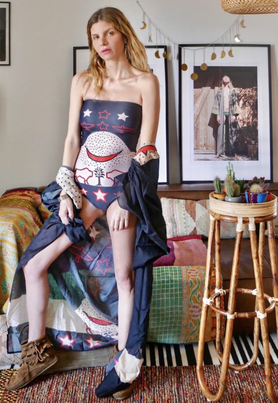 Celia Dragouni Midnight Buffalo Star Kimono