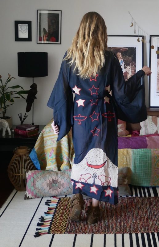 Celia Dragouni Midnight Buffalo Star Kimono