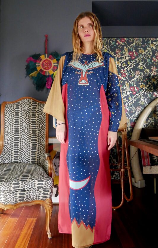 Celia Dragouni The Wonder Eagle Kaftan Dress