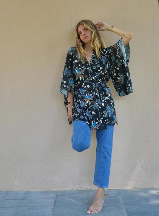 Celia Dragouni The Blueflower Kimono