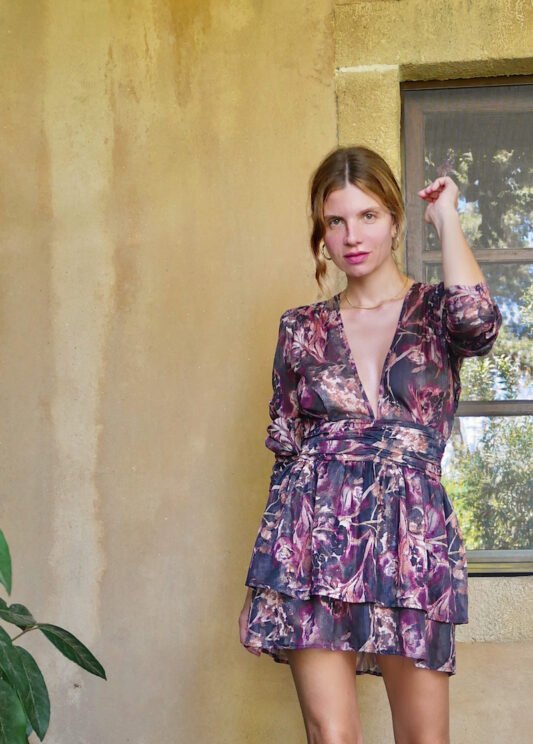 Celia Dragouni The Violet Dress