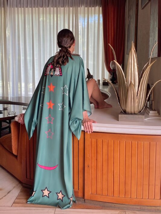Celia Dragouni The Dusty Green Kimono