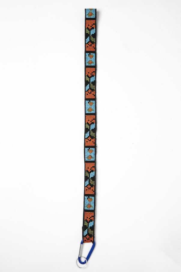 Celia Dragouni Turquoise Ethnic Keychain Necklace